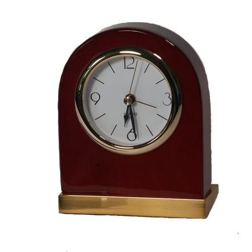 Sonnet Pick Up Analog Clock, Rosewood